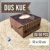 Dus Kue Bahan Kraft 12 x 14 Cm Isi 50 Dus Snack Craft Tempat Snack - Gambar 2