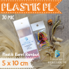 Plastik Display 5x10 Cm / Plastik Perlize / Plastik Aksesoris