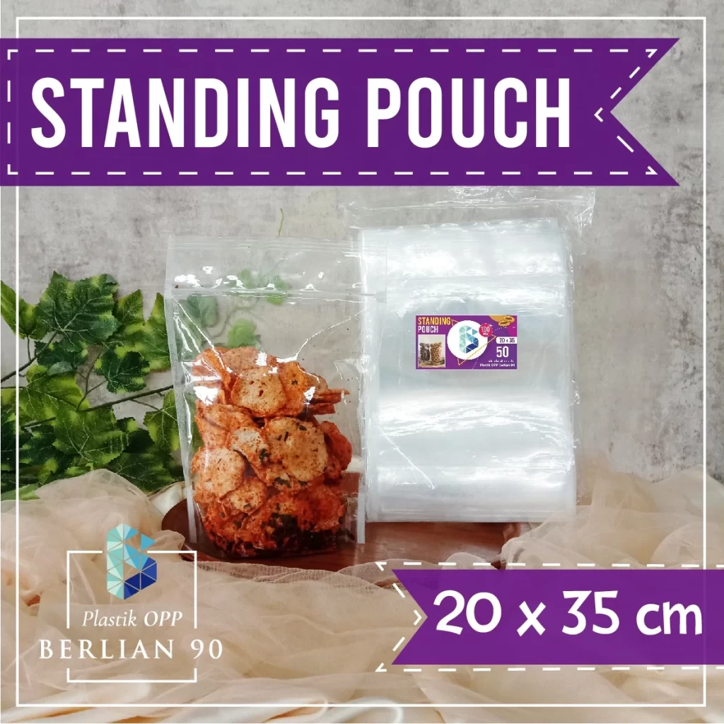 kemasan snack standing pouch